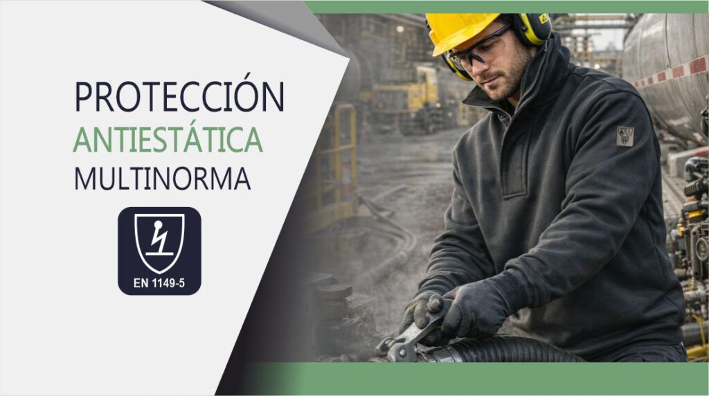 Ropa de protección disipativa electrostática